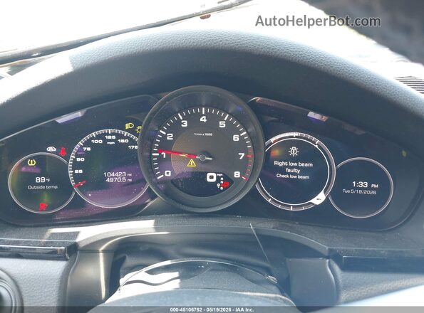 WP1AA2AY4KDA11725 2019 PORSCHE CAYENNE Черный Вид задних сидений