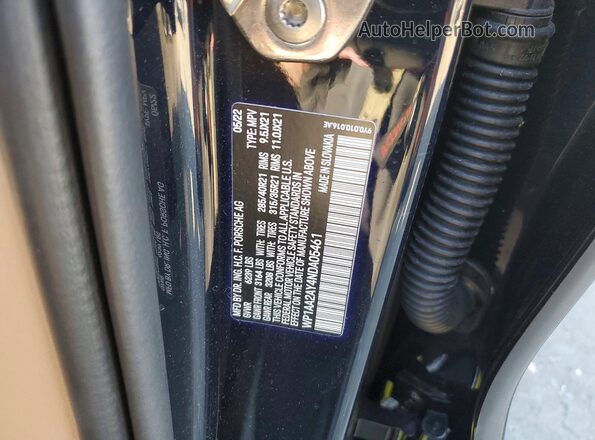 WP1AA2AY4NDA05461 2022 PORSCHE CAYENNE Black 