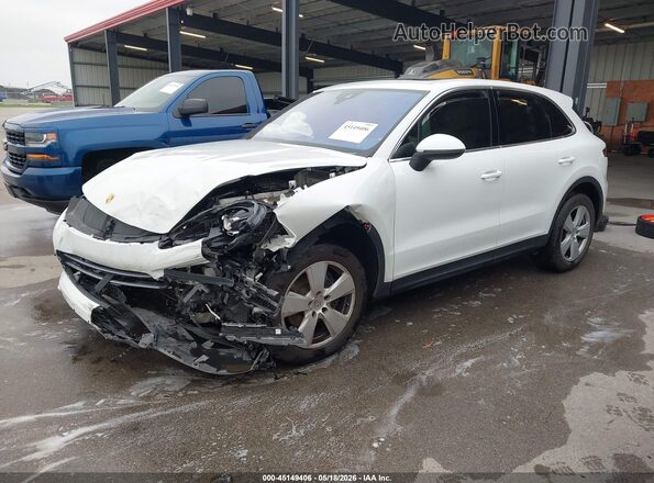 WP1AA2AY6KDA04811 2019 PORSCHE CAYENNE White Առջևի ձախ երեք քառորդ տեսարան