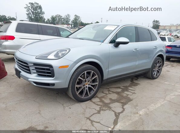 WP1AA2AY7LDA05953 2020 PORSCHE CAYENNE Silver Vista tres cuartos delantera izquierda