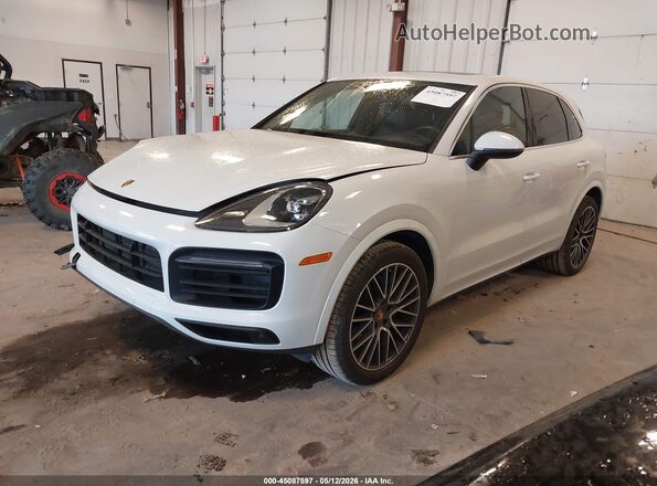 WP1AA2AY9LDA01273 2020 PORSCHE CAYENNE White Առջևի ձախ երեք քառորդ տեսարան