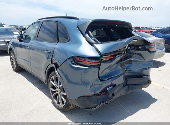 WP1AA2AY9LDA06683 2020 PORSCHE CAYENNE Blue Trasero izquierdo