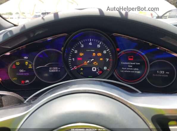 WP1AA2AY9LDA06683 2020 PORSCHE CAYENNE Blue Vista de los asientos traseros