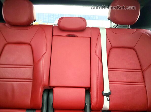 WP1AA2AYXPDA04737 2023 PORSCHE CAYENNE Gray უკანა სავარძლების ხედი