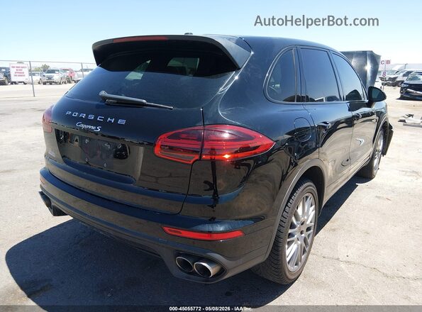 WP1AB2A24HLA52959 2017 PORSCHE CAYENNE Black Trasero derecho