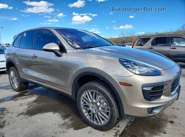 WP1AB2A29GLA92775 2016 PORSCHE CAYENNE Tan 