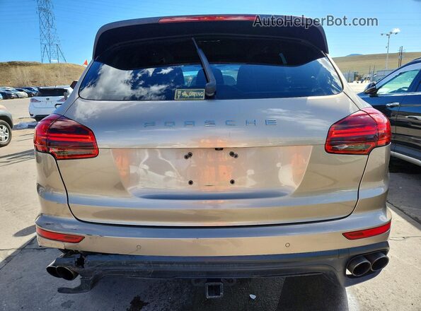 WP1AB2A29GLA92775 2016 PORSCHE CAYENNE Tan 