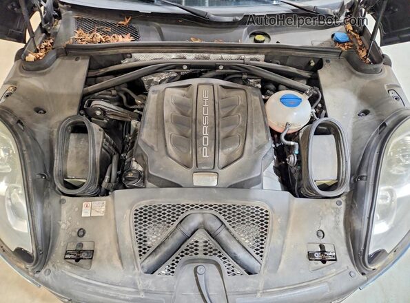 WP1AB2A50GLB42702 2016 PORSCHE MACAN Gray Widok komory silnika