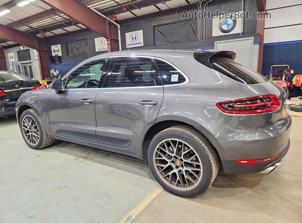 WP1AB2A50GLB42702 2016 PORSCHE MACAN Gray Tył lewy