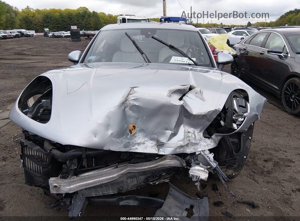 WP1AB2A51KLB32902 2019 PORSCHE MACAN Silver Widok z przodu
