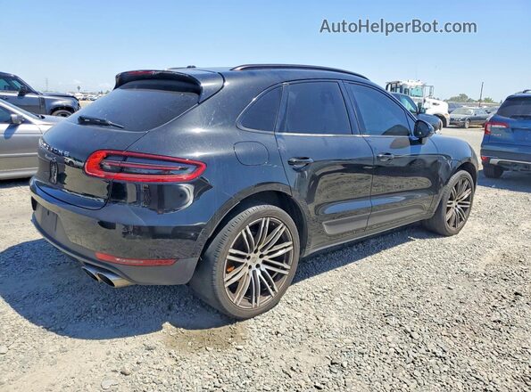 WP1AB2A52HLB16149 2017 PORSCHE MACAN Черный Задняя правая четверть