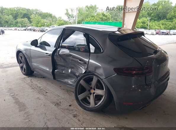 WP1AB2A57GLB49890 2016 PORSCHE MACAN Gray Trasero izquierdo