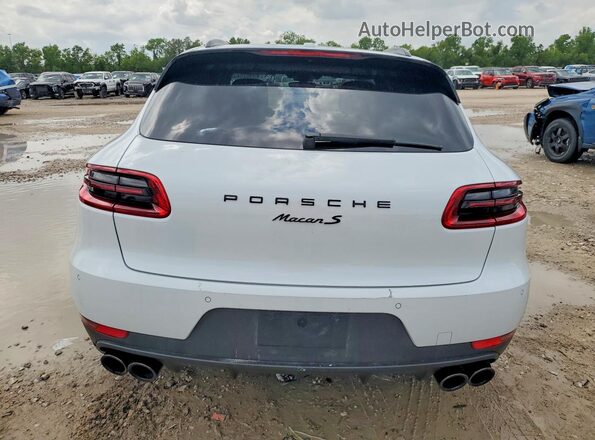 WP1AB2A58JLB33320 2018 PORSCHE MACAN White Հետևի տեսք