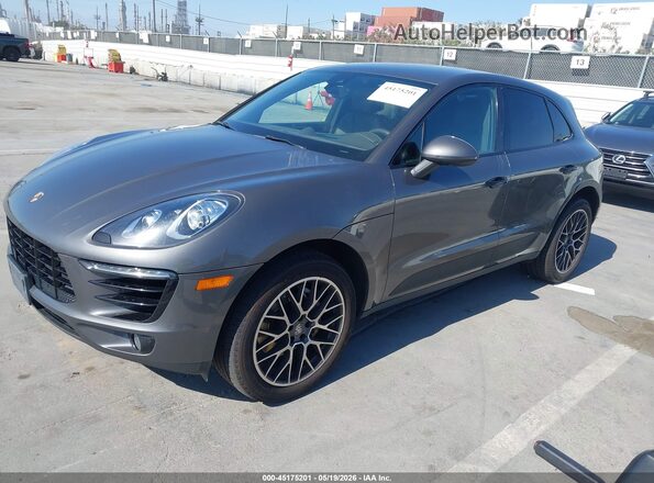 WP1AB2A59JLB34220 2018 PORSCHE MACAN Серый Передняя левая четверть