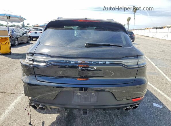 WP1AB2A59KLB33229 2019 PORSCHE MACAN Черный Вид сзади