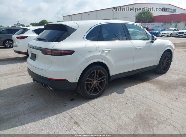 WP1AB2AY7KDA62147 2019 PORSCHE CAYENNE White Задня права чверть