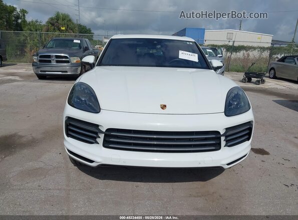 WP1AB2AY7KDA62147 2019 PORSCHE CAYENNE White Вид щитка приладів