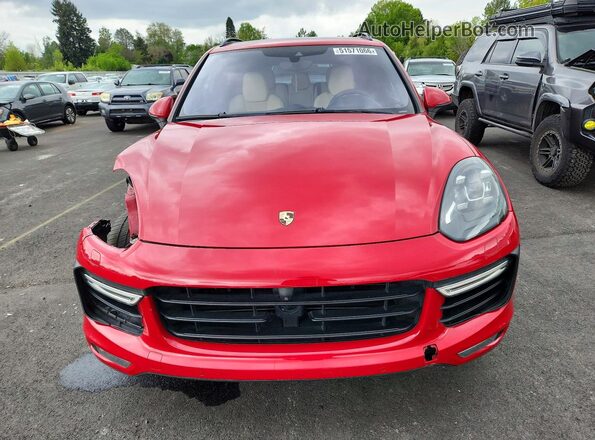 WP1AC2A22GLA88340 2016 PORSCHE CAYENNE Red 