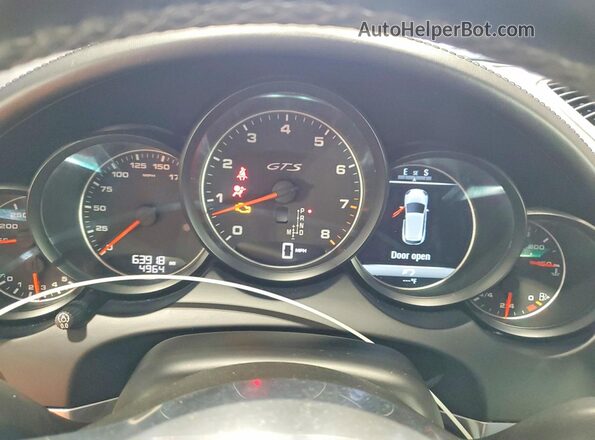 WP1AD2A27JLA80755 2018 PORSCHE CAYENNE Серый Вид щитка приборов