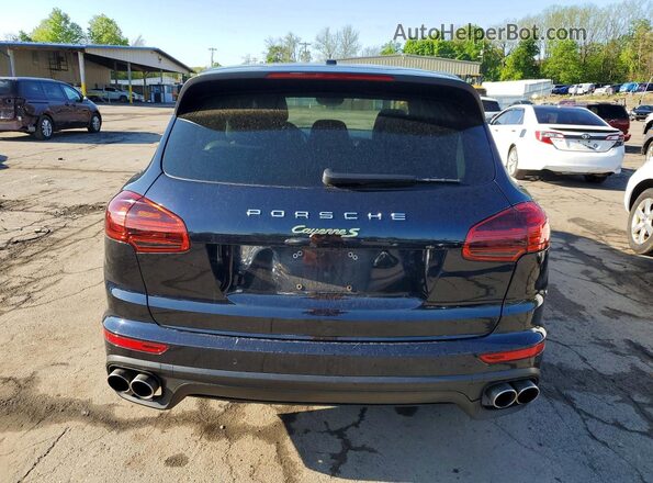 WP1AE2A26GLA63001 2016 PORSCHE CAYENNE Black Вид ззаду