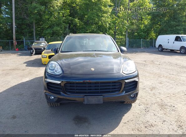 WP1AE2A29HLA68601 2017 PORSCHE CAYENNE Black Vista del cuadro de instrumentos