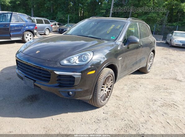 WP1AE2A29HLA68601 2017 PORSCHE CAYENNE Black Vista tres cuartos delantera izquierda