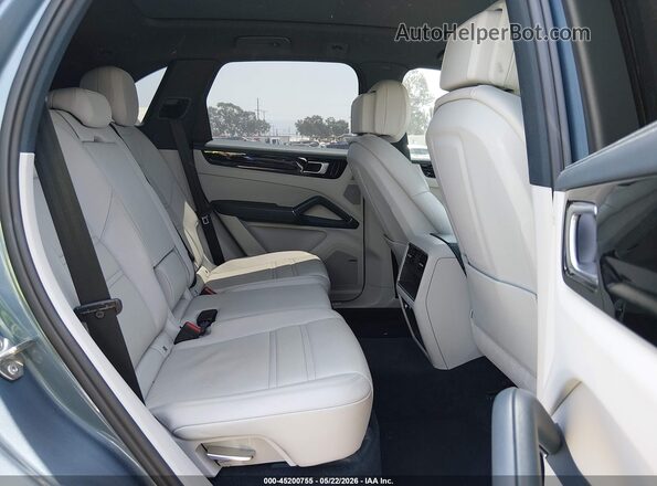 WP1AE2AYXKDA50579 2019 PORSCHE CAYENNE Light Blue VIN sticker view