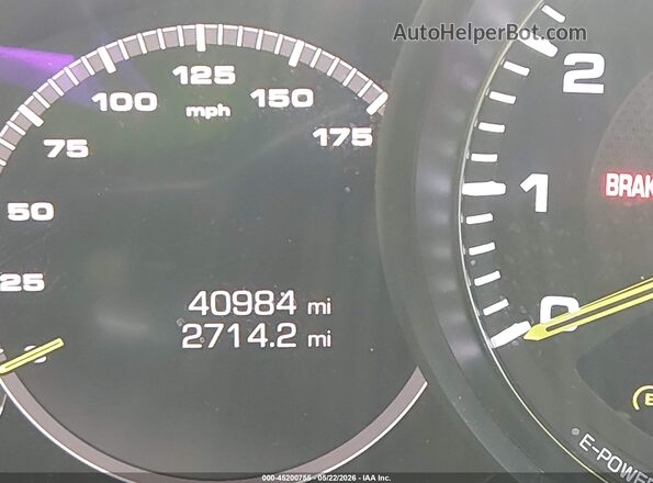 WP1AE2AYXKDA50579 2019 PORSCHE CAYENNE Light Blue 