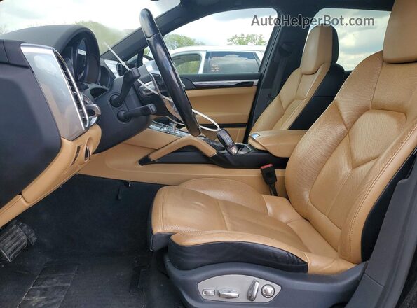 WP1AF2A26GLA40525 2016 PORSCHE CAYENNE Black Vista interior delantera