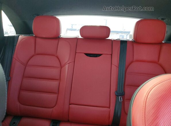 WP1AF2A57LLB60452 2020 PORSCHE MACAN Black Widok tylnych siedzeń