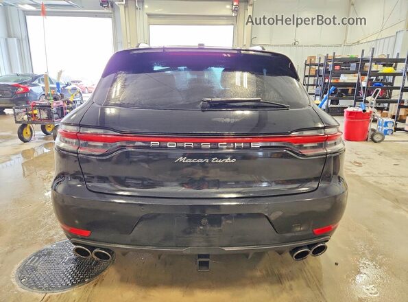WP1AF2A57LLB60452 2020 PORSCHE MACAN Black Widok z tyłu
