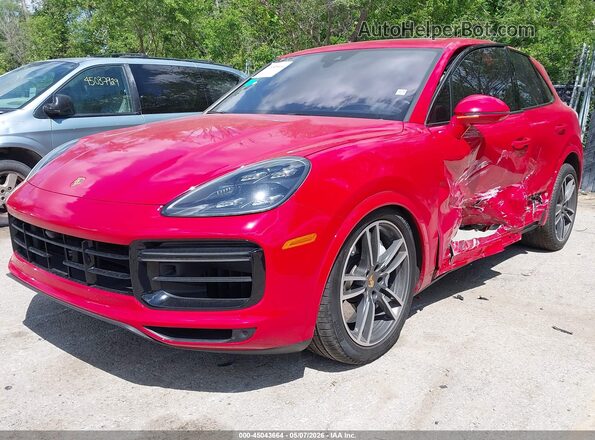 WP1AF2AY1PDA20309 2023 PORSCHE CAYENNE Red Przód lewy