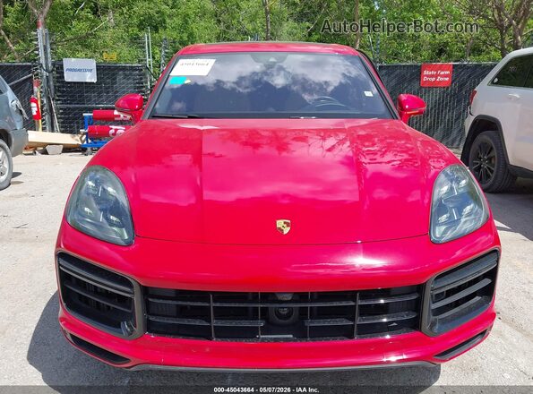 WP1AF2AY1PDA20309 2023 PORSCHE CAYENNE Red Widok zestawu wskaźników