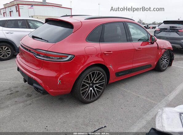 WP1AG2A50SLB41401 2025 PORSCHE MACAN Красный Задняя правая четверть