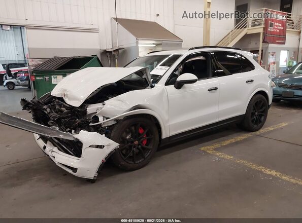 WP1AL2AY9TDA15281 2026 PORSCHE CAYENNE White წინა მარცხენა ხედი სამი მეოთხედიდან