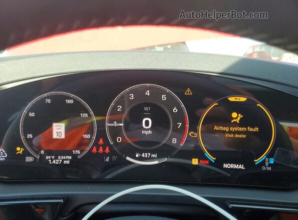 WP1BA2AY1TDA36894 2026 PORSCHE CAYENNE Red Widok zestawu wskaźników
