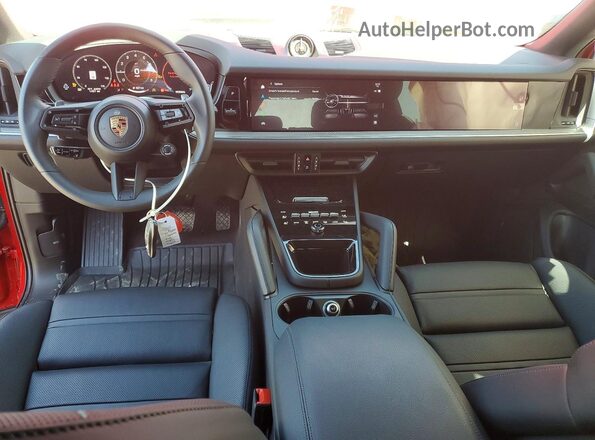 WP1BA2AY1TDA36894 2026 PORSCHE CAYENNE Red Widok deski rozdzielczej