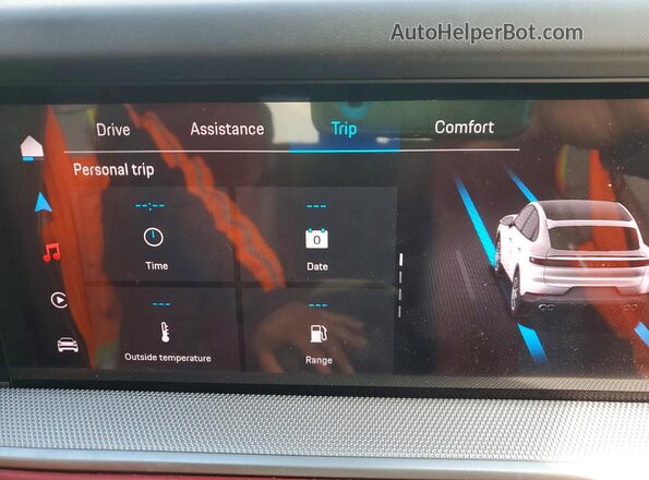 WP1BA2AY6SDA33035 2025 PORSCHE CAYENNE Белый Вид щитка приборов
