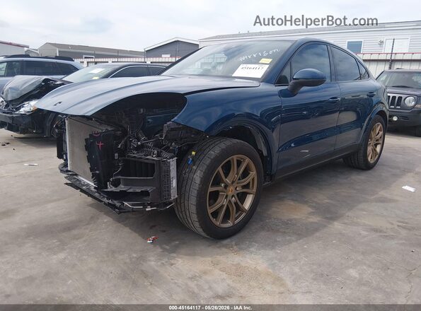 WP1BA2AY9RDA49725 2024 PORSCHE CAYENNE Blue წინა მარცხენა ხედი სამი მეოთხედიდან
