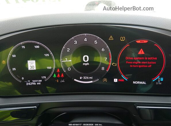 WP1BA2AY9RDA49725 2024 PORSCHE CAYENNE Blue უკანა სავარძლების ხედი