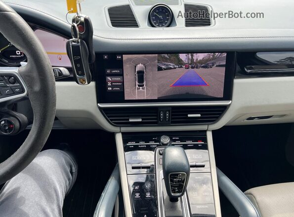 WP1BE2AY0MDA44250 2021 PORSCHE CAYENNE Gray Widok tylnych siedzeń
