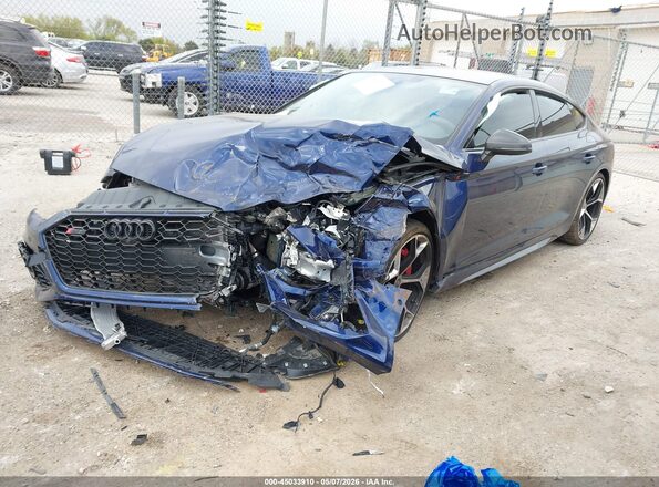 WUAAWCF56SA902031 2025 AUDI RS5 Blue Առջևի ձախ երեք քառորդ տեսարան