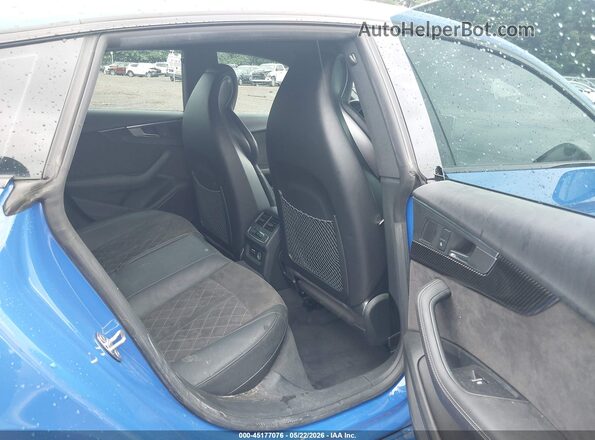 WUABWCF55KA904373 2019 AUDI RS5 Blue Widok naklejki z numerem VIN