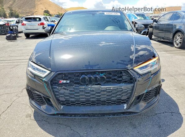 WUABWHFF8J1903609 2018 AUDI RS3 Black Widok z przodu