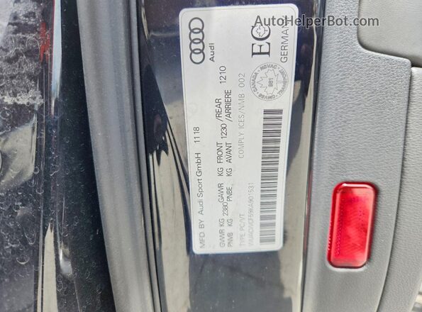 WUACWCF59KA901531 2019 AUDI RS5 Black Вид підкапотного простору