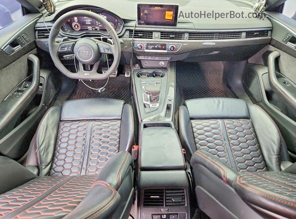 WUACWCF59KA901531 2019 AUDI RS5 Black Вид панелі приладів