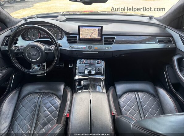 WUAJ5AFD5HN901064 2017 AUDI S8 Черный Вид спереди