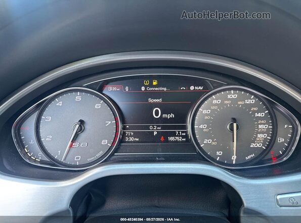 WUAJ5AFD5HN901064 2017 AUDI S8 Черный Вид задних сидений