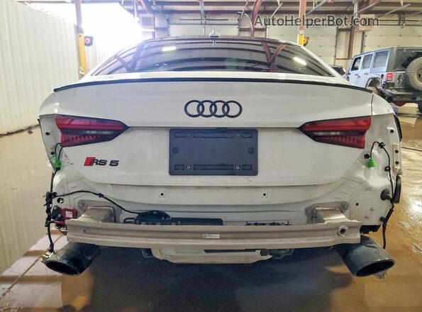 WUAPWAF50JA904810 2018 AUDI RS5 White Vista trasera
