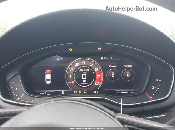 WUAPWAF52JA902198 2018 AUDI RS5 Gray Widok tylnych siedzeń